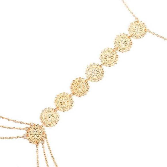 Boho Gold Beach Body Bikini Chain Jewelry - Picture 4 of 4